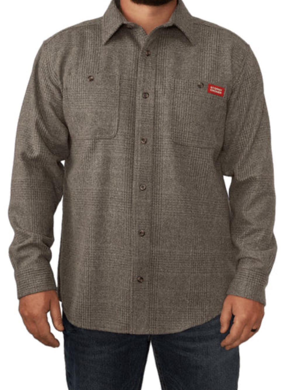 Stormy Kromer Slate Plaid The Wool Shirt